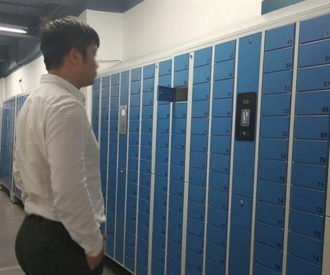 日本六九视频在线观看 红外人脸识别寄存柜,双目人脸识别柜